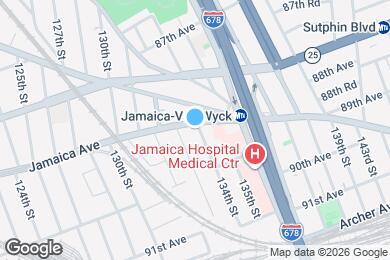Map image of the property - 13318 Jamaica Ave