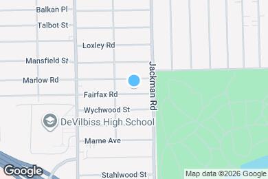 Map image of the property - 1732 Fairfax Rd