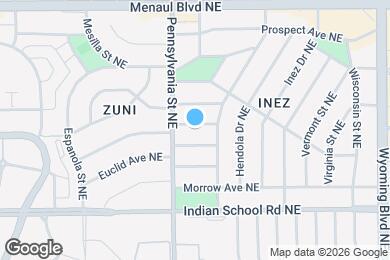 Map image of the property - 7714 Pennsylvania Pl NE