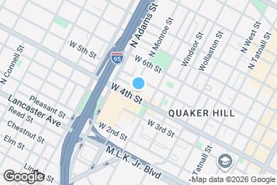 Map image of the property - 731 W 4th St