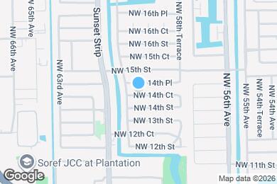 Map image of the property - 5961 NW 14th Ct