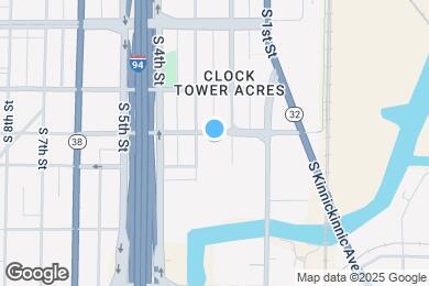 Map image of the property - 215 W Maple St