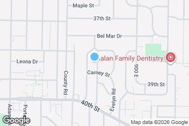 Map image of the property - 3855 Nordin Ave