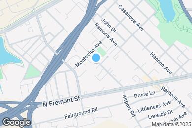 Map image of the property - 420 Dela Vina Ave