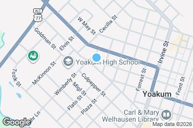 Map image of the property - 708 W Hugo St