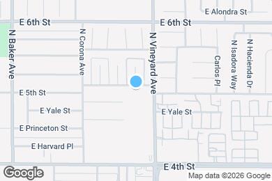 Map image of the property - 1856 E 5th St