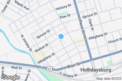 Map image of the property - 418 Wayne Street