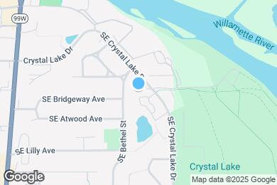 Map image of the property - Crystal Lake Apartments