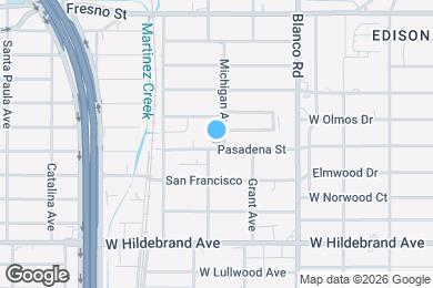 Map image of the property - 1033 Pasadena St