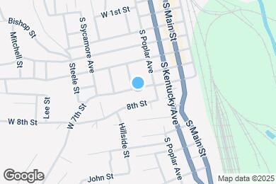 Map image of the property - 309 W 7th St
