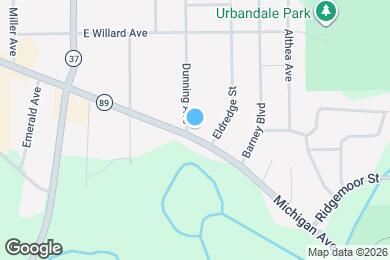 Map image of the property - 1306 W Michigan Ave