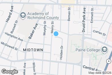 Map image of the property - 1207 Holden Dr