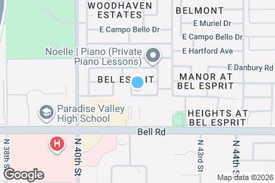 Map image of the property - 4124 E Anderson Dr