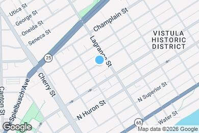 Map image of the property - 922 N Ontario St