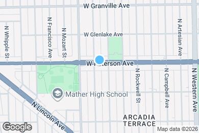 Map image of the property - 2717 W Peterson Ave