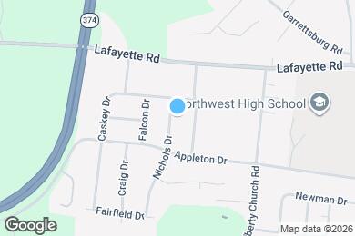 Map image of the property - 1509 Nichols Dr