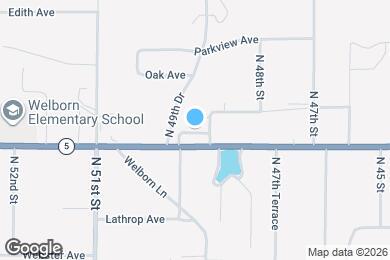 Map image of the property - 4910 Blue Ln