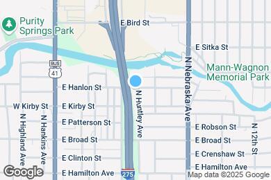 Map image of the property - 705 E Hanlon St