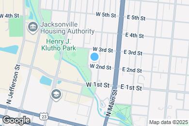 Map image of the property - 115 W 2nd St