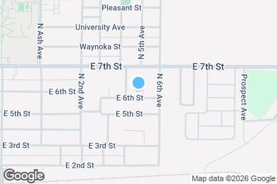Map image of the property - 601 Thomas Dr