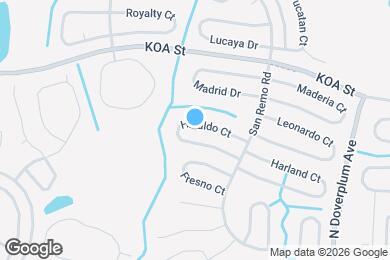 Map image of the property - 647 Heraldo Ct