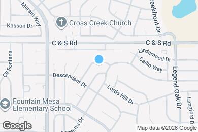 Map image of the property - 2165 Bent Tree Ln