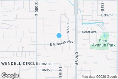 Map image of the property - 3490 S Pk Mdws Cir