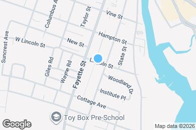 Map image of the property - 72 Lincoln St