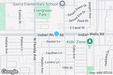Map image of the property - 1010 Indian Wells Rd