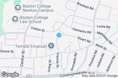 Map image of the property - 36 W Boulevard Rd