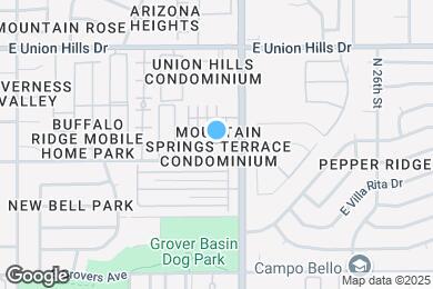 Map image of the property - 18202 N Cave Creek Rd