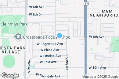 Map image of the property - 547 W 8th Ave