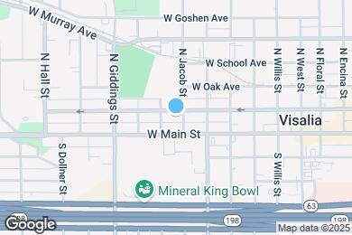 Map image of the property - 1007 W Center Ave