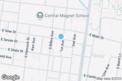 Map image of the property - 200 1st Ave