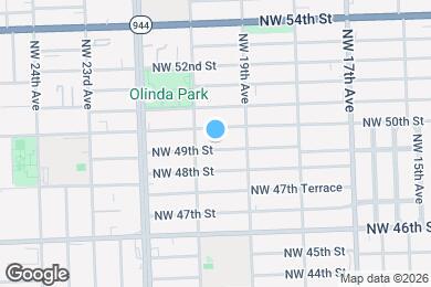 Map image of the property - 1951 NW 49th St