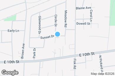 Map image of the property - 1145 Circle Dr