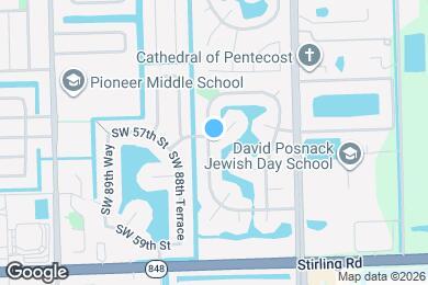 Map image of the property - 8790 SW 57th St
