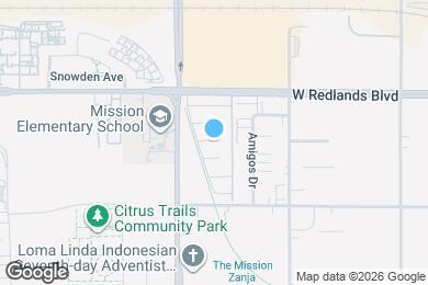 Map image of the property - 2061 W Redlands Blvd