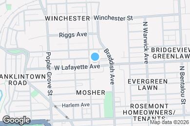 Map image of the property - 2648 W Lafayette Ave