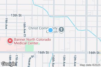 Map image of the property - 1423 14th Ave