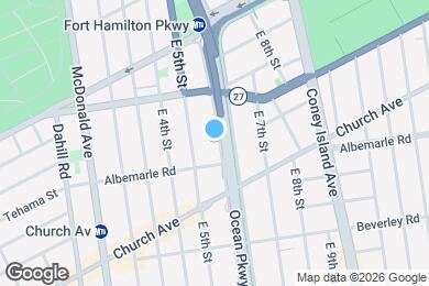 Map image of the property - 160 Ocean Pkwy