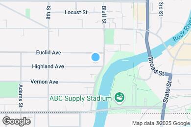 Map image of the property - 317 Highland Ave