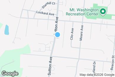 Map image of the property - 1618 Sutton Ave