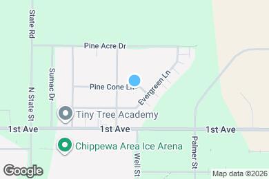 Map image of the property - 1025 Pine Cone Ln