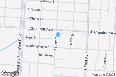 Map image of the property - 721 S Seventh St