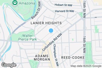 Map image of the property - 1756 Lanier Pl NW