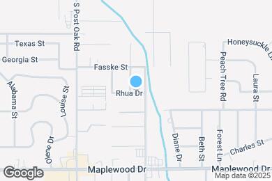 Map image of the property - 2610 Rhua Dr