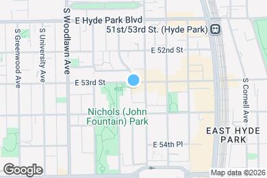 Map image of the property - 1367 E 53rd St