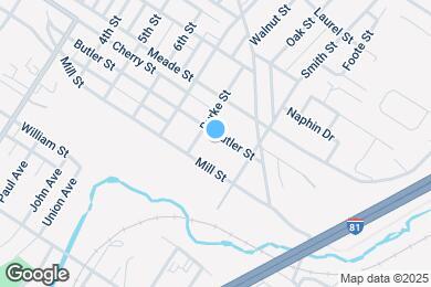 Map image of the property - 812 Butler St