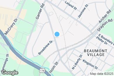 Map image of the property - 695 Beaumont Ave